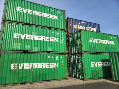 Evergreen Container Box Evergreen Ex Shipping Wind and Water tight 20ft container - Delivery ...