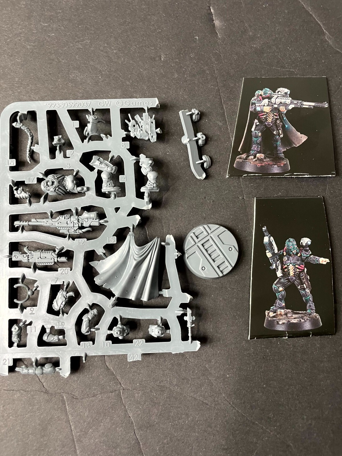 Necromunda - Hive Secundus - Van Saar Tek-hunters - Gunntek Agurtek Miniature