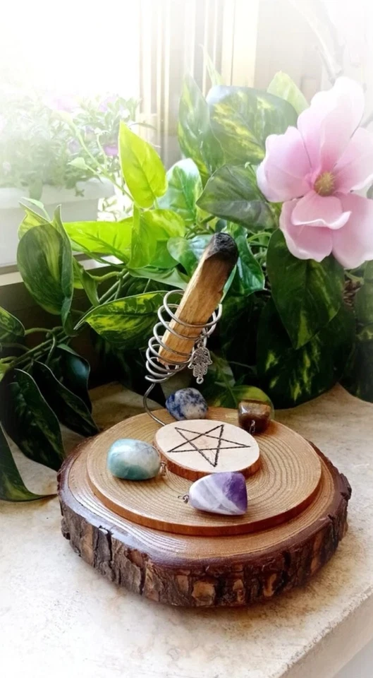 Spirale porta  Palo Santo  in Acciaio Artigianale 100% - Immagine 4 di 4