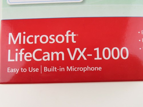 Microsoft Lifecam Vx 1000 Web Cam Built In Microphone Works With Windows 10 New Ebay