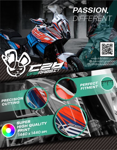 NEW Graphic kit for (2022~) GASGAS 700 Graphic Decal Kit (BRL-W) - Picture 3 of 6