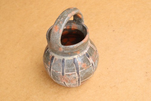 Vintage Pottery Pot Antique Primitive Redware for Yogurt and Honey about 1930s. - Picture 5 of 9