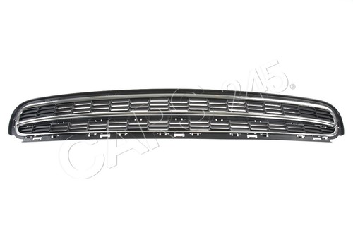 Genuine MINI R55 Front Bumper Lower Black Chrome Grille OEM 51112755463