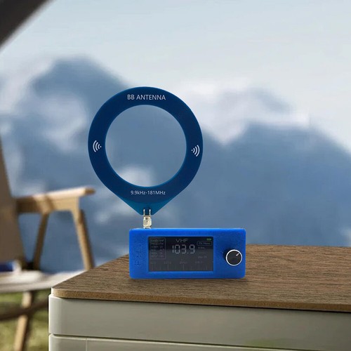SI4732 05-108MHz Mini Radio HF SW MW VHF Radio Receiver (Blue Ring Antenne) - Photo 7/8