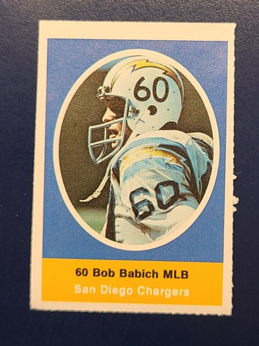1972 Sunoco Football Stamps Complete Your Set You Pick Choose Players A to F - Picture 19 of 142