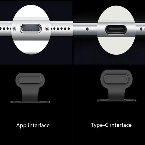 Set of 5 iPhone 14 13 12Pro Max Dust Plug Cap Cover Charging Port AntiDust Cover - Bild 8 von 16