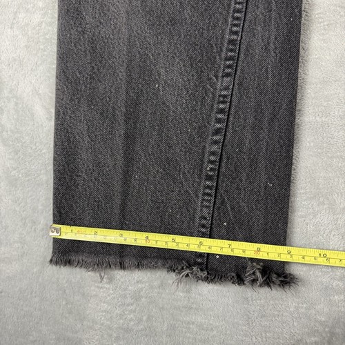 Vintage Old Navy Jeans Herren 36x29 Schwarz Baggy Tapered 90s Y2K Skate Cut Off - Bild 11 von 12