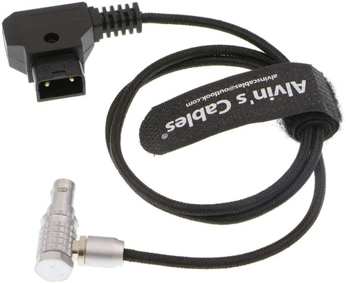 Flexible Anton D Tap to 2 Pin Male Right Angle Power Cable for Teradek ARRI 60CM - Picture 3 of 4