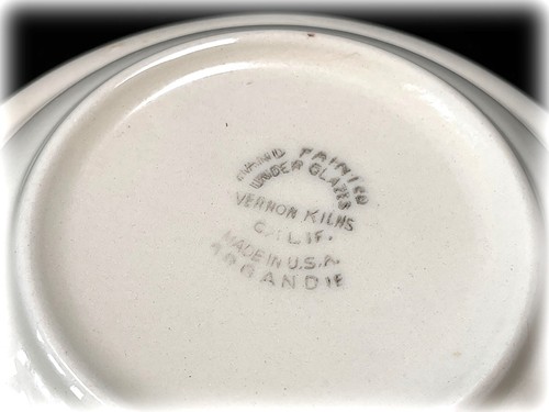 Vintage Vernonware Organdie Dinner Salad Bread Plates Berry Bowl YOUR CHOICE - Picture 32 of 32