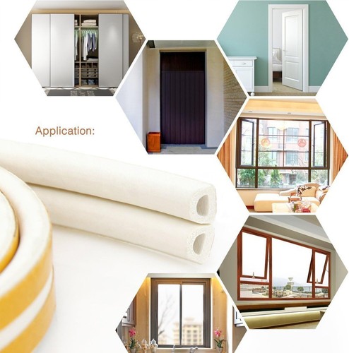 Self Adhesive Door Seal Strip Window Stripping Weather Strips Window House White - Picture 5 of 11