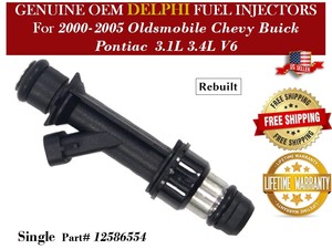 Delphi Fuel Injectors Set for 2000-2005 Pontiac Grand Am 3.4L V6 2001 2002 2003