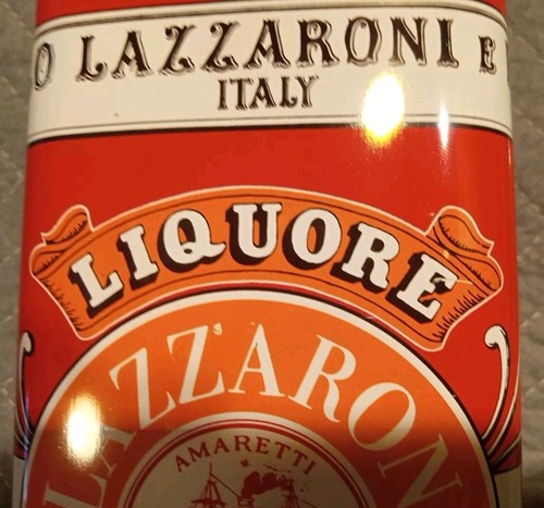 Paolo Lazzaroni Figli Amaretto Liquore Tin Vintage Made in Italy - Picture 10 of 13