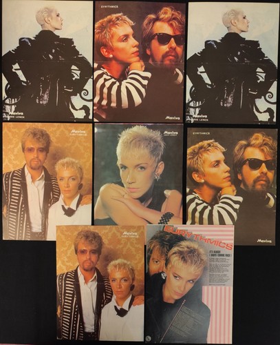 EURYTHMICS - ANNIE LENNOX Vintage Clippings & Posters Collection SYNTH POP 80s - Picture 1 of 4