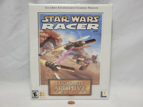 NEU Star Wars Racer PC Big Box Computerspiel VERSIEGELT LucasArts Archiv Serie CD
