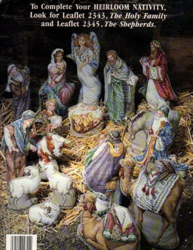 NATIVITY HEIRLOOM Cross Stitch Pattern 3 Book ~ Wise Men, Shephard & Holy Family - Picture 8 of 14