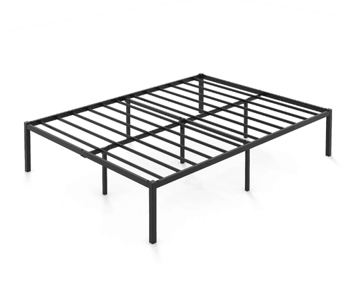 NEW Queen Size Bed Frame 16" Reinforce Heavy Duty Foundation with Metal Platform - Picture 4 of 5