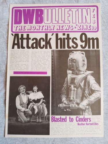'DWB / Doctor Who Bulletin' Ausgabe 19 - 'Doctor Who' Fanzine A4 - Februar 1985