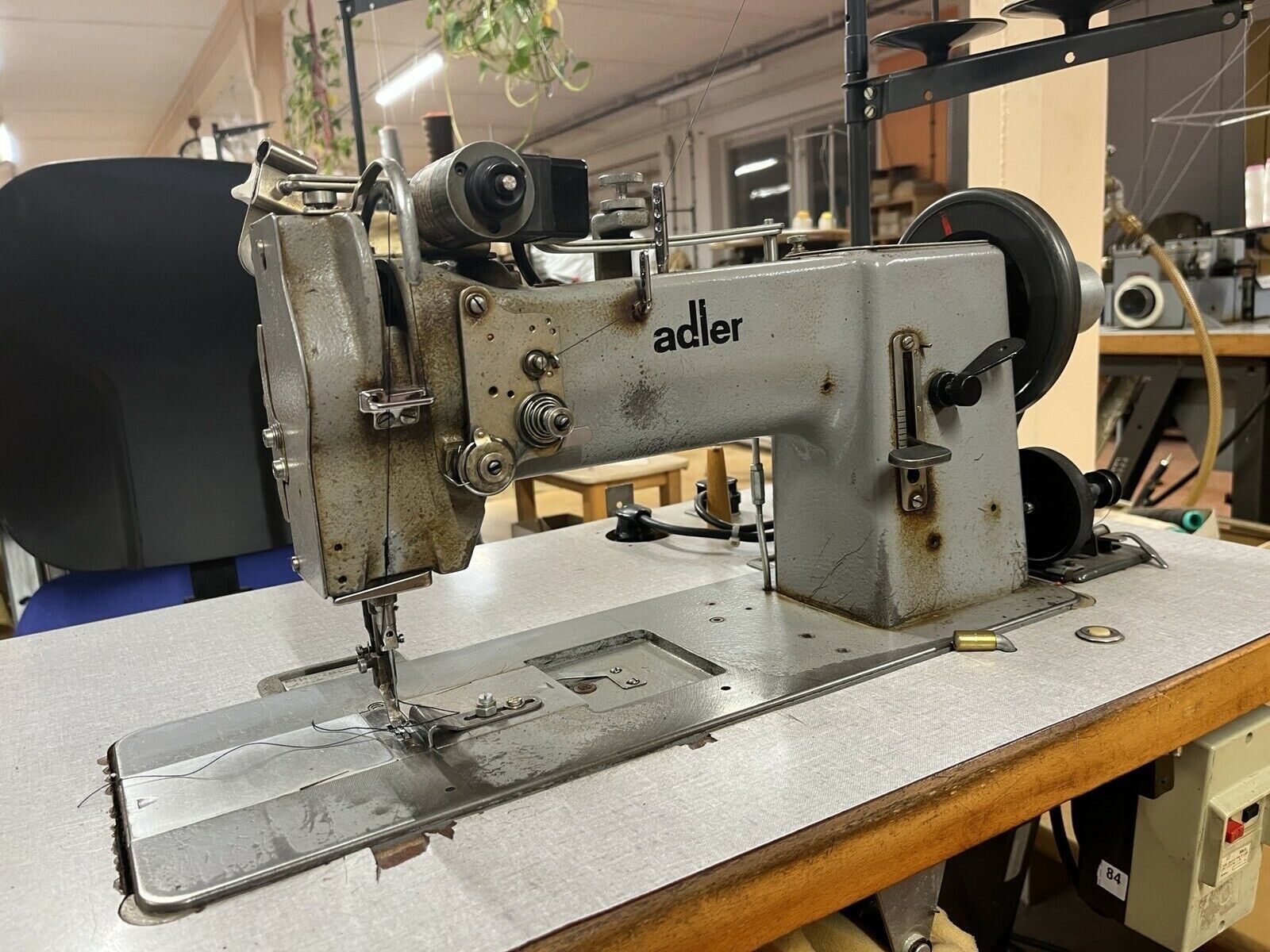 Adler 167 Nähmaschine funktionstüchtig Leder Sattlermaschine