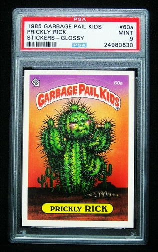 GPK 1985 2nd Series #60a Prickly RICK - Jolted Joel/Live Mike GLOSSY, OS2, PSA 9 - Picture 1 of 2