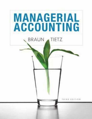 Managerial Accounting by Karen W. Braun: NEW 9780132890540 - Picture 1 of 1