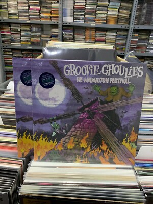 Groovie Ghoulies LP Re Animation Festival Limited Edition Moonlight White Vinyl
