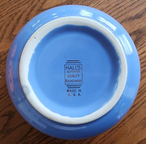 Wildfire Nesting Mixing Bowl 6 1/4" Hall's Kitchenware Superior Quality Ceramic! - Picture 12 of 14