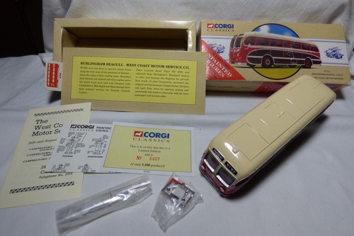 Corgi Classics 9797342 Burlingham Seagull Coach West Coast Mitor Service - OVP - Picture 2 of 4