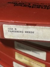 16MM FILM EDUCATIONAL FILM, Vanishing Herds, 1942