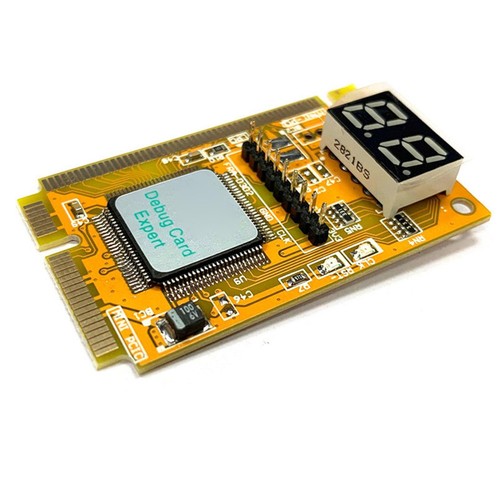 3in1 PC Laptop Analyzer Mini PCI Mini PCI-E LPC Tester Diagnostic Post Test Card - Photo 4/10