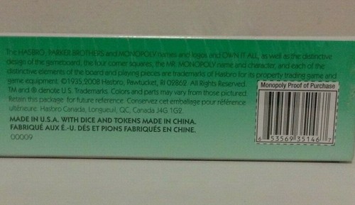 Hasbro Monopoly Game From "2008" New In Box - Picture 11 of 12