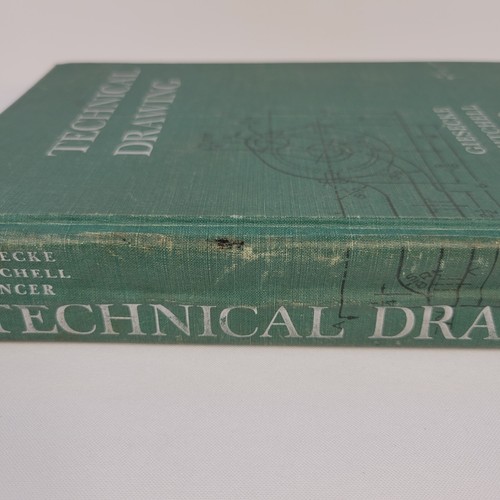 Vtg 1962 Technical Drawing Book Giesecke Mitchell Spencer 4th Edition 5th Print - Imagen 10 de 24