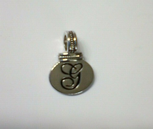 Authentic Ganz Initial Charm Pendant B C E F G H I J M N O P R T V W CHOICE - Picture 5 of 14