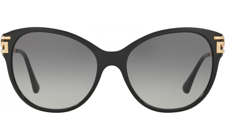 Versace VE4316-B oversized cat-eye crystal accents. Versace Cat Eye Havana Gold Crystals VE4316-B 5148/13 57-17  main image 3