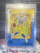 2020 Chronicles Justin Herbert Gridiron Kings Green Rookie Card RC #GK-3