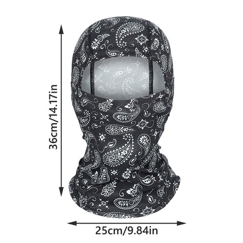Full Face Balaclava Cap Mesh Cycling Cap Riding Mask Helmet Accessories - Picture 3 of 22