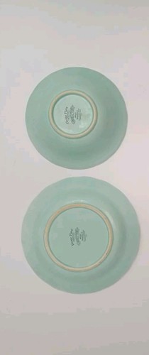 NIKKO Woodbury PLATO CASERO JAPÓN VERDE AZULADO Vajilla Plato de ensalada y tazón de cereal - Imagen 10 de 15