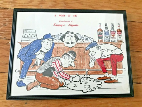 Vintage Kappy’s Liquors Erinnerungsbild 1973 "Kunstwerk" - Bild 2 von 3