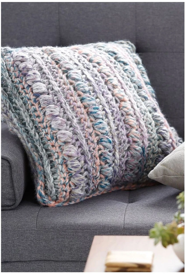 JUMBO ~ Crochet Pattern Book ~ Afghan, Pillow, Hat, Shawl, Cowl & Mittens - Image 4 of 4