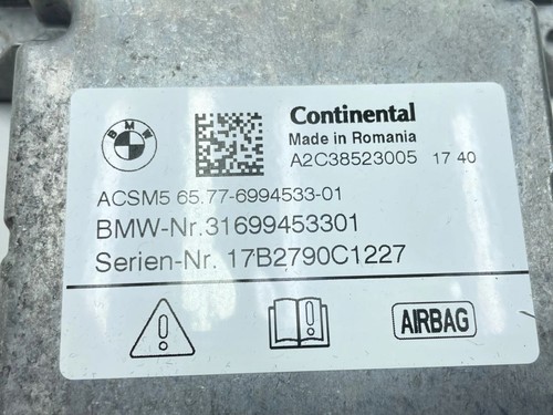 BMW 6 G32 Gran Turismo 2017 Control unit module 6994533 BCE20887 - Picture 5 of 5