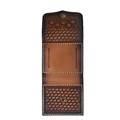 TOURBON Leather Hunting .22LR Shell Belt Pouch Ammo Holster Bullets Wallet in US - Picture 8 of 24