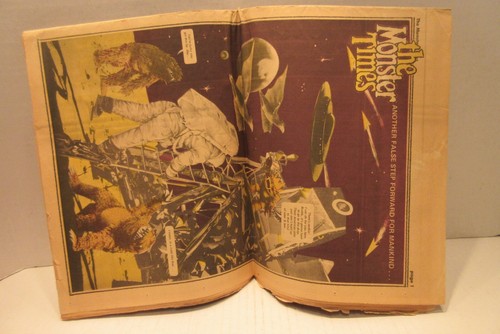 May 1972 Monster Times No 9 Horror Magazine Alien Buck Rodgers  - Picture 6 of 6