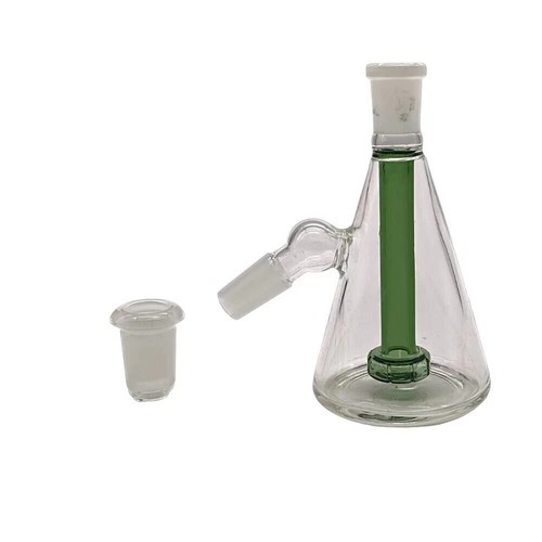 45 Degrees Shower Head Ash Catcher 14mm Male Joint Water Pipe Hookah Attachment - Picture 2 of 3