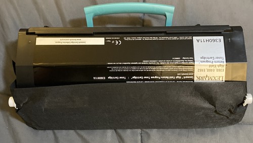 E360H11A Black High Yield Toner Cartridge Genuine Lexmark - Picture 5 of 7