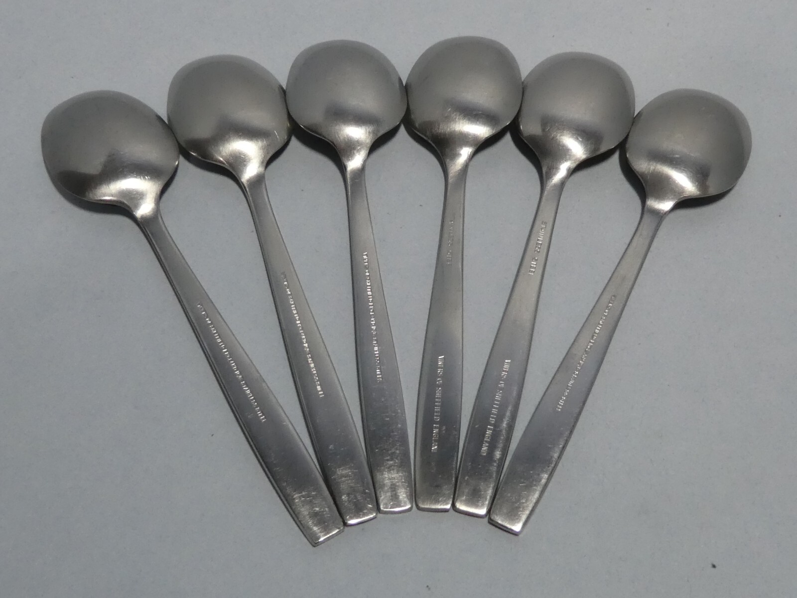 Viners Chelsea Six Tea Spoons Teaspoons Stainless Steel VGC 4 7/8" eBay