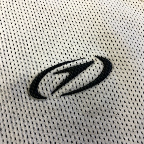 Vtg 90's Speedo Men White Gray MESH Muscle Shirt LOGO 50/50 SURFER Tank Top XL - Picture 4 of 5