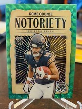 2024 Panini Mosaic #24 Rome Odunze NOTORIETY Green Mosaic Rookie RC Bears