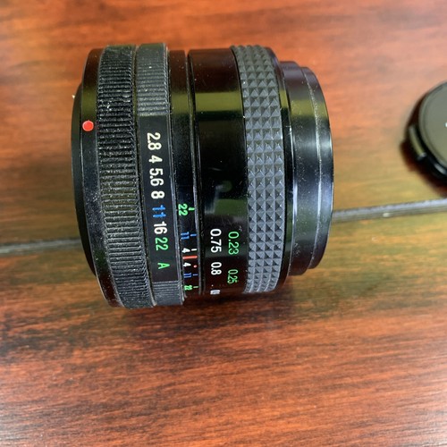 Vivitar 28mm 49mm filter f2.8 Lens Wide Angle Canon Lens Caps - Picture 6 of 6