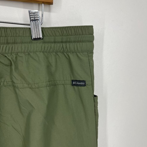 Columbia Pants Women's Size 2XL Olive Green Drawstring Nylon Pockets 27" Inseam - Picture 7 of 10
