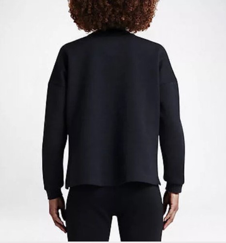 Nike LabWomen's Essentials Tech Fleece Crew Top - Large - New ~ 824100 010 - Picture 3 of 4