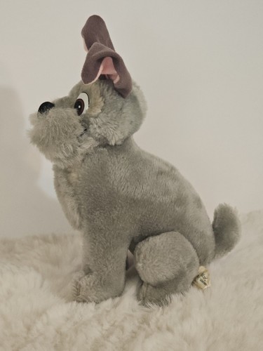 Disney Lady And The Tramp 8" TRAMP Vintage Plush - Picture 3 of 7